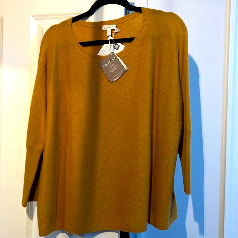 Pristine NWT Garnet Hill 100% Cashmere Medium Sweater